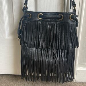 Carlos boho fringe crossover bag